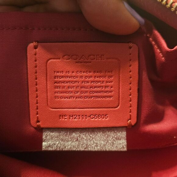 Coach crossbody pink purse - Picture 11 of 15